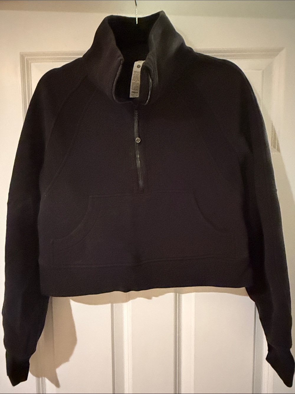 lululemon athletica Black Half-Zip Funnel Neck XS/S